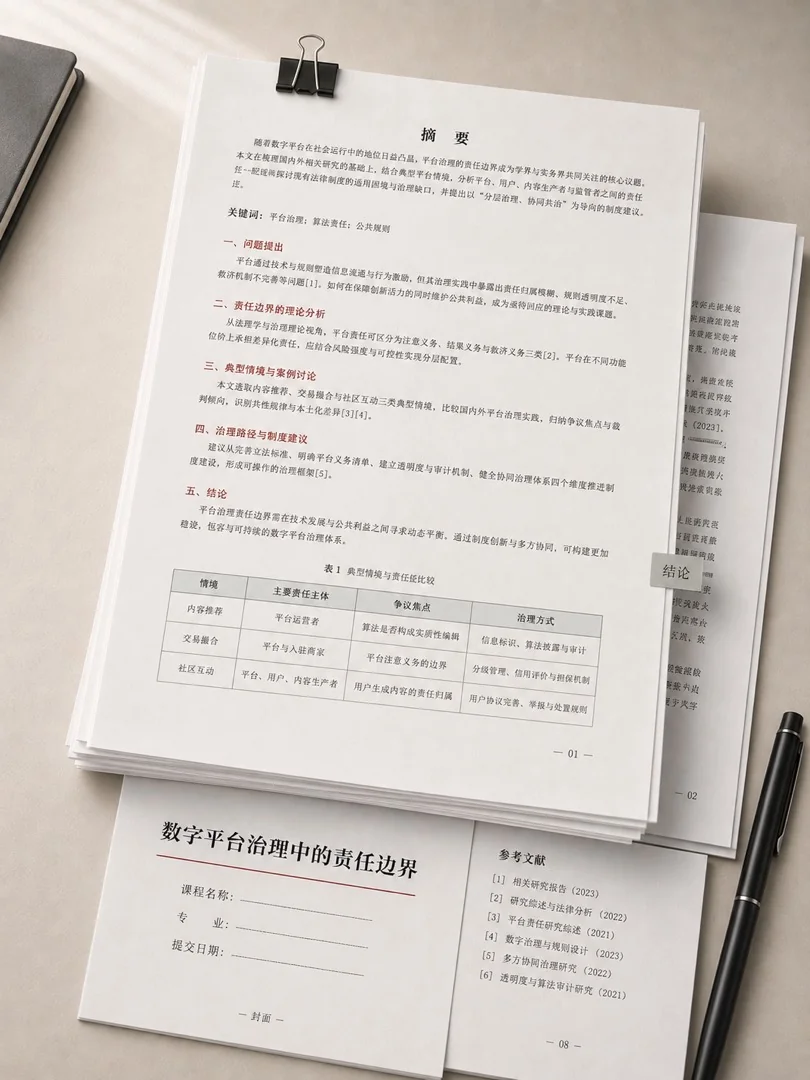 学术写作样张